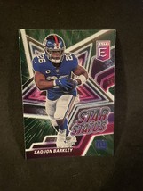 2021 Donruss Elite Star Status Saquon Barkley Green Parallel #SS12 Ny Giants - £4.18 GBP