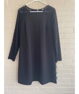 Tommy Hilfiger  New black dress lace sleeves size 16 - $31.25