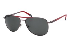 GANT GA 7060 08D Gray Red Men&#39;s Bridge Polarized Sunglasses 60-16-140 W/... - $15.99