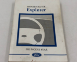 2002 Ford Explorer Owners Manual Handbook OEM I02B35026 - £21.22 GBP