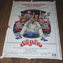 Kenny Rogers Six Pack Brewster Baker Movie Poster Vintage 1982 * - £31.85 GBP