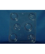 CANDY MOLD Rose Pots / Box 3 molds on 1 Clear Plastic - $51.77 MXN