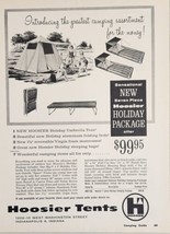 1964 Print Ad Hoosier Umbrella Tents &amp; Aluminum Folding Beds Indianapolis,IN - £15.06 GBP