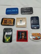 Lot Of (8) Vintage 90s Movies Pinback Pins Terminator 2 Alien 3 Batman G... - $66.06 CAD