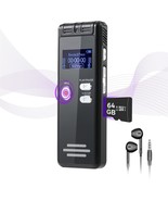 A 64Gb Digital Voice-Activated Recorder With Playback That, And Classrooms. - $35.98