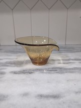 Vintage MCM 1960&#39;s Viking Amber Bowl / Candy Dish, 3.5 In Height - £14.87 GBP