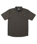 Salty Crew Men&#39;s Mayday Perforated Tech Short Sleeve Polo Olive Green Si... - $733.58 MXN