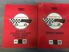 1991 Chevrolet Chevy Corvette Service Shop Repair Manual Set Brand New W Ewd - $260.28