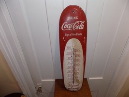 Vintage Drink Coca-Cola Cigar Metal Thermometer - $738.67 CAD
