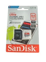 San Disk 64GB Micro Sdxc 100MB/s Ultra A1 64G Micro Sd Sdxc Class 10 UHS-1 Card - £7.86 GBP