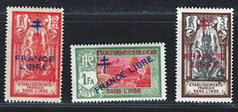France Very Fine Mnh Stamps Overprinted &quot; France Libre &quot; - £5.68 GBP