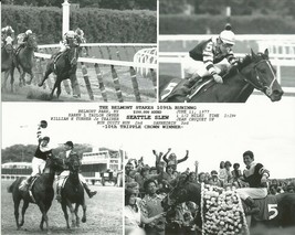 1977 - SEATTLE SLEW - 4 Photo Kentucky Derby Composite - 10&quot; x 8&quot; - £15.80 GBP