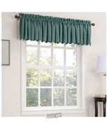 Sun Zero Madison Light Filtering Valance Mineral Teal Aquamarine 54&quot;W x ... - $14.24