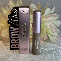 Too Faced Brow Wig Brush On Hair Fluffy Brow Gel - DIRTY BLONDE- NIB FS ... - $12.82