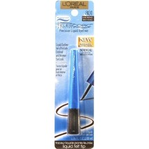 L&#39;Oréal Telescopic Precision Waterproof Liquid Eyeliner, #801 Dark Brown... - $14.45