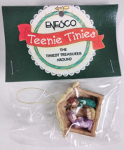 Vintage Enesco Teenie Tinies Christmas Nativity Mini Hanging Ornament 1998 NIP - £7.76 GBP