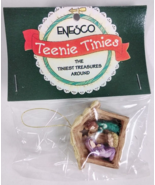 Vintage Enesco Teenie Tinies Christmas Nativity Mini Hanging Ornament 19... - £7.66 GBP