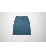 Vintage 90s Calvin Klein Womens 12 Faded Stonewash Pigment Dye Denim Jea... - $556.16 MXN