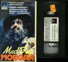 Mad Dog Morgan Vhs Dennis Hopper Thorn Video Clamshell Case Tested - £15.68 GBP