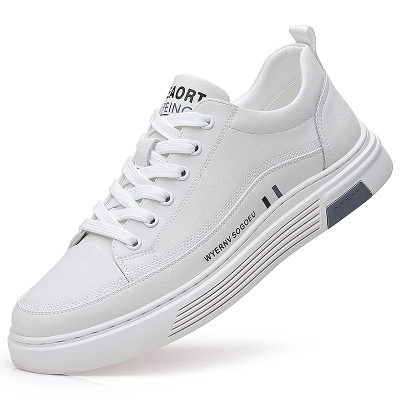 Luxury Brand Mens Casual Shoes Fashion Handmade White Skateboard shoes M... - $72.80