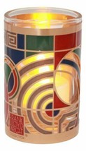 Frank Lloyd Wright Max Hoffman Rug Design Brass Votive Candle Holder 3.2... - $29.99