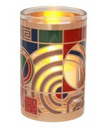 Frank Lloyd Wright Max Hoffman Rug Design Brass Votive Candle Holder 3.2... - £23.44 GBP