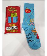 McDonald's 2025 THE GRINCH Socks Blue Unisex Happy Meal Adult Christmas ... - $45.00