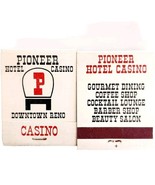 Pioneer Hotel Casino Reno Matchbooks Standard Matches Unstruck Lot Of 2 ... - $29.99