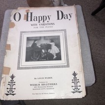 O Happy Day Sheet Music For Piano - £4.64 GBP