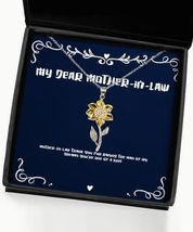 Mother-in-Law Thank You for Raising The Man of My Mother-in-Law Sunflower Pendan - £38.29 GBP