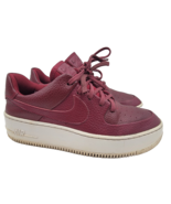 Nike Air Force 1 Sage Low Shoes Womens Size 8 Team Noble Red AR5339-602 - $39.57