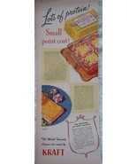 Kraft Velveeta Cheese WWII Magazine Print Advertisements Art 1940s - €5,20 EUR