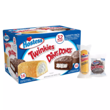 3 boxes Hostess Twinkies And Ding Dongs Variety Pack (1.31oz., 32 pk./box) - $79.00
