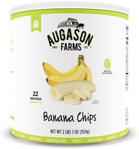 Augason Farms Banana Chips 2 lbs 1 oz #10 Cans, Emergency Long Term Food 10 Year - £29.50 GBP