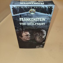 Frankenstein Meets the Wolfman 1943 VHS Tape Bela Lugosi Lon Chaney Jr Horror - £10.26 GBP