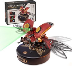 Robotime Rokr Scout Beetle Metal 3D Puzzles Games Punk Style Gift For Bi... - $144.23
