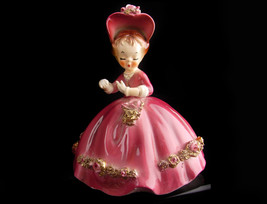 Cherchez La Femme Figurine - victorian girl with flowers - Arnart Japan ... - £45.15 GBP