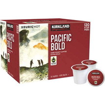 Kirkland Signature Pacific Bold Coffee, Dark Roast Extra Bold, 120 K-Cup... - £50.52 GBP