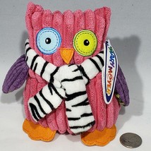 Mary Meyer Opal Owl Plush Pink Corduroy Zebra Scarf Purple Stuffed Animal NWT - £11.95 GBP