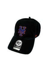 &#39;47 Cl EAN Up New York Mets Black Adjustable Strap Baseball Cap New - £15.25 GBP