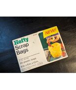 Vintage 1970&#39;s Hefty Plástico Chatarra Bolsas 50 Total de Amarillo Mobil... - $829.32 MXN