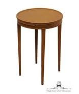 KITTINGER FURNITURE Early American Solid Maple 16&quot; Round Accent End Table - £687.03 GBP