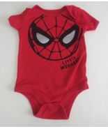 Marvel Spider-Man Little Webhead! Red One Piece Bodysuit Size Infant 18 ... - $106.96 MXN