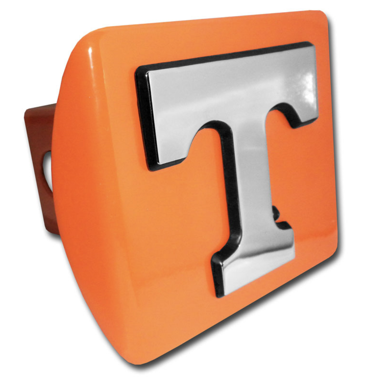 Primary image for university of tennessee emblem on orange trailer hitch cover usa made