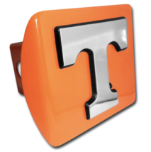 university of tennessee emblem on orange trailer hitch cover usa made - £64.33 GBP