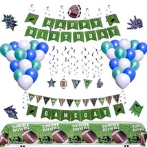 Football Party Decorations Football Game Day Party Supplies - 81 Pieces - $24.74