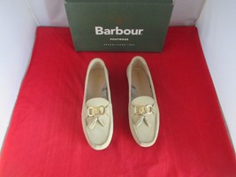 BARBOUR Nadia Driving Loafer Flats $150 Cream - US Size 9 - UK 7   -  #549 - £36.96 GBP