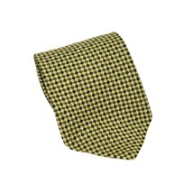 Giannelli Mens Tie Necktie 100% Silk Textured Geometric Pattern Black Gr... - £15.71 GBP