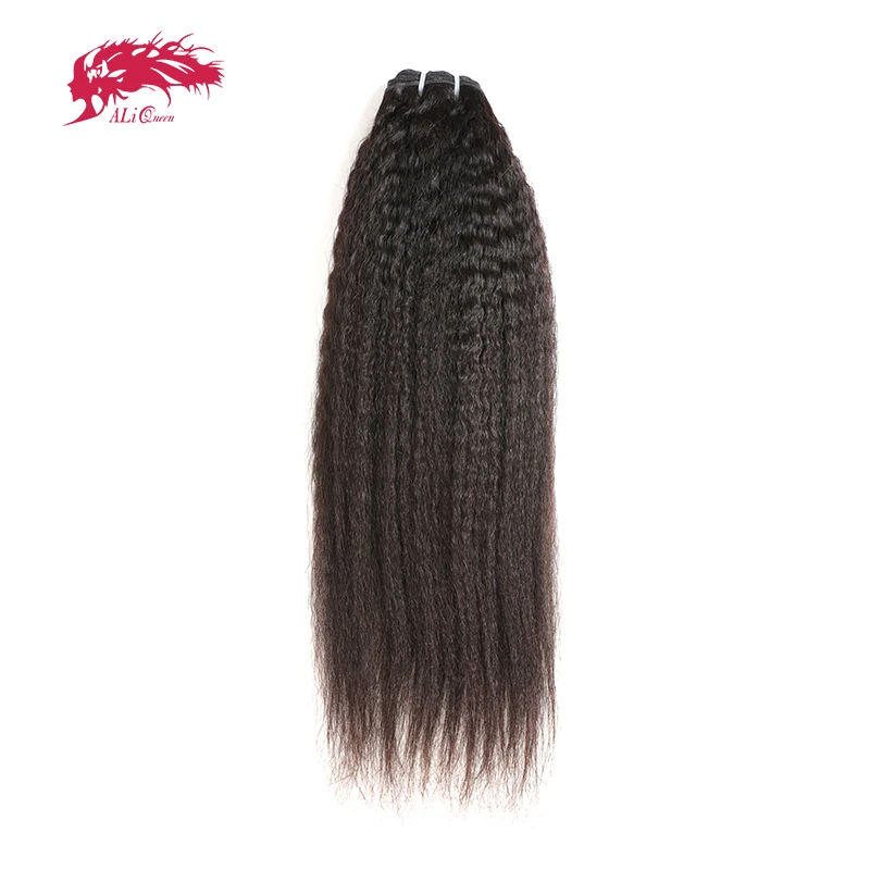 Ali Queen One-Donor Brazilian Unprocessed Virgin Human Hair Extension Kinky - £64.77 GBP+