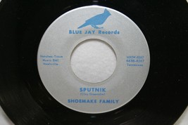 Rare Space Age Cold War Gospel Shoemake Family Sputnik 45 Blue Jay 1962 Hear It - $34.64